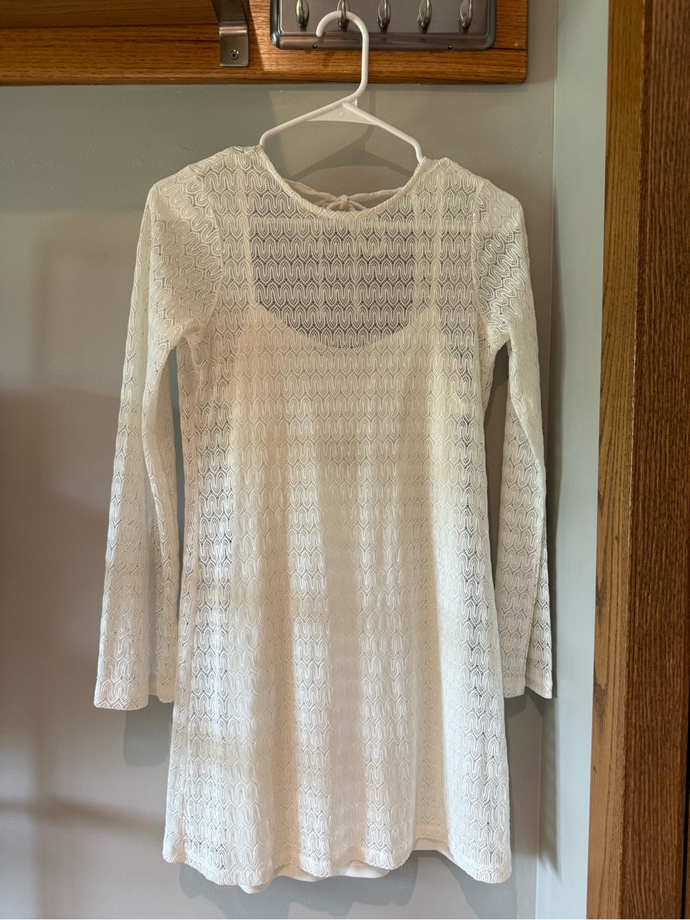 H&M Cream Crochet Lace dress